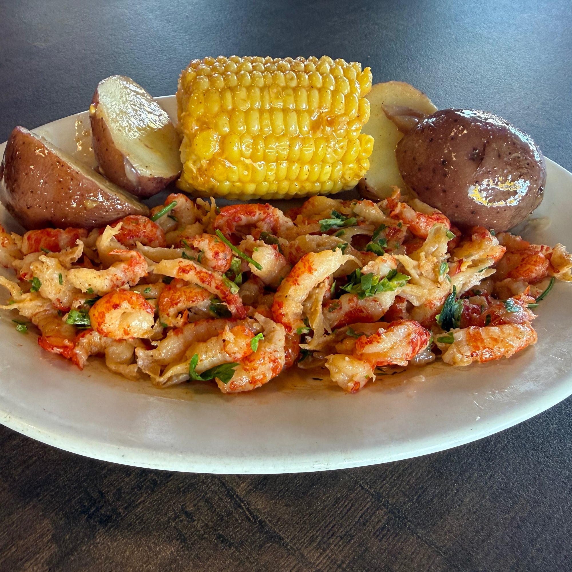 Boiled crawfish tails