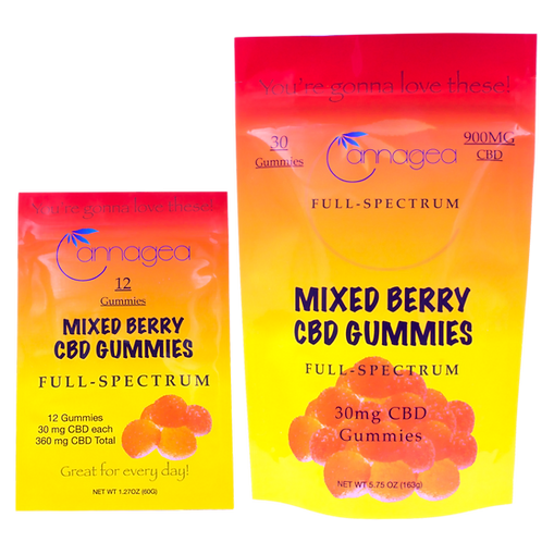 Full Spectrum Mixed Berry CBD Gummies – 30mg Per Gummy for Relaxation