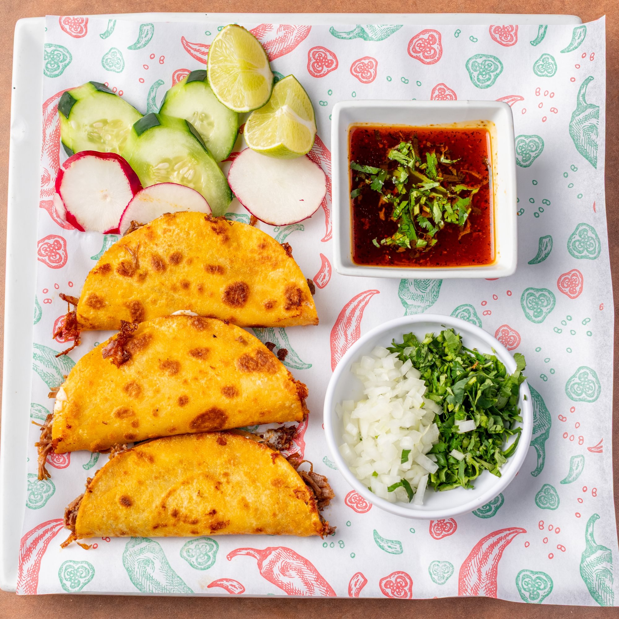 Quesa-Birria Tacos