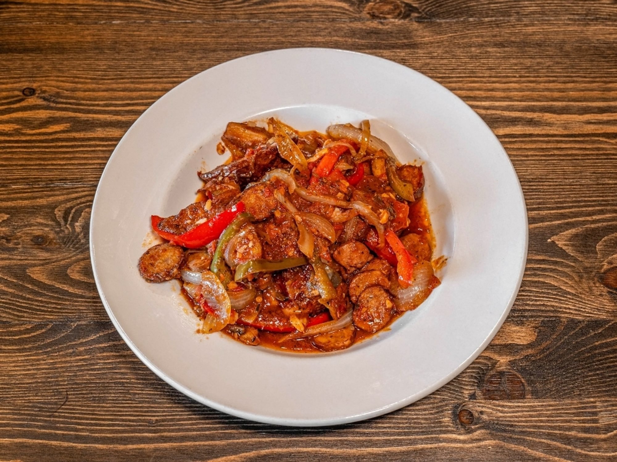 Pork Chop Vesuvio