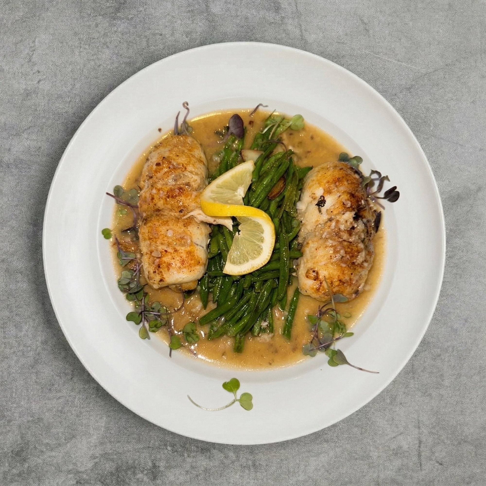 L - Lemon Sole Oreganata