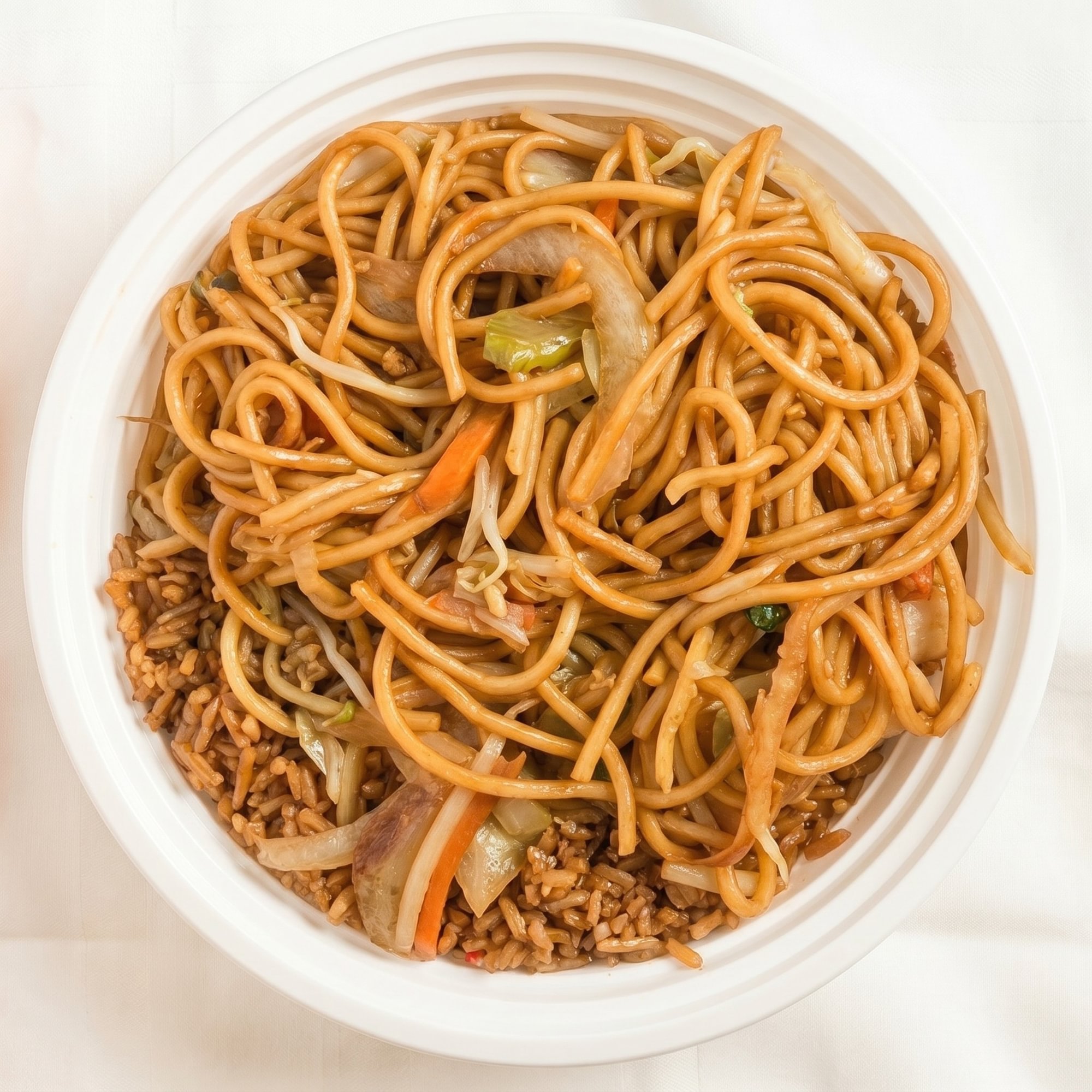 Lunch Roast Pork Lo Mein