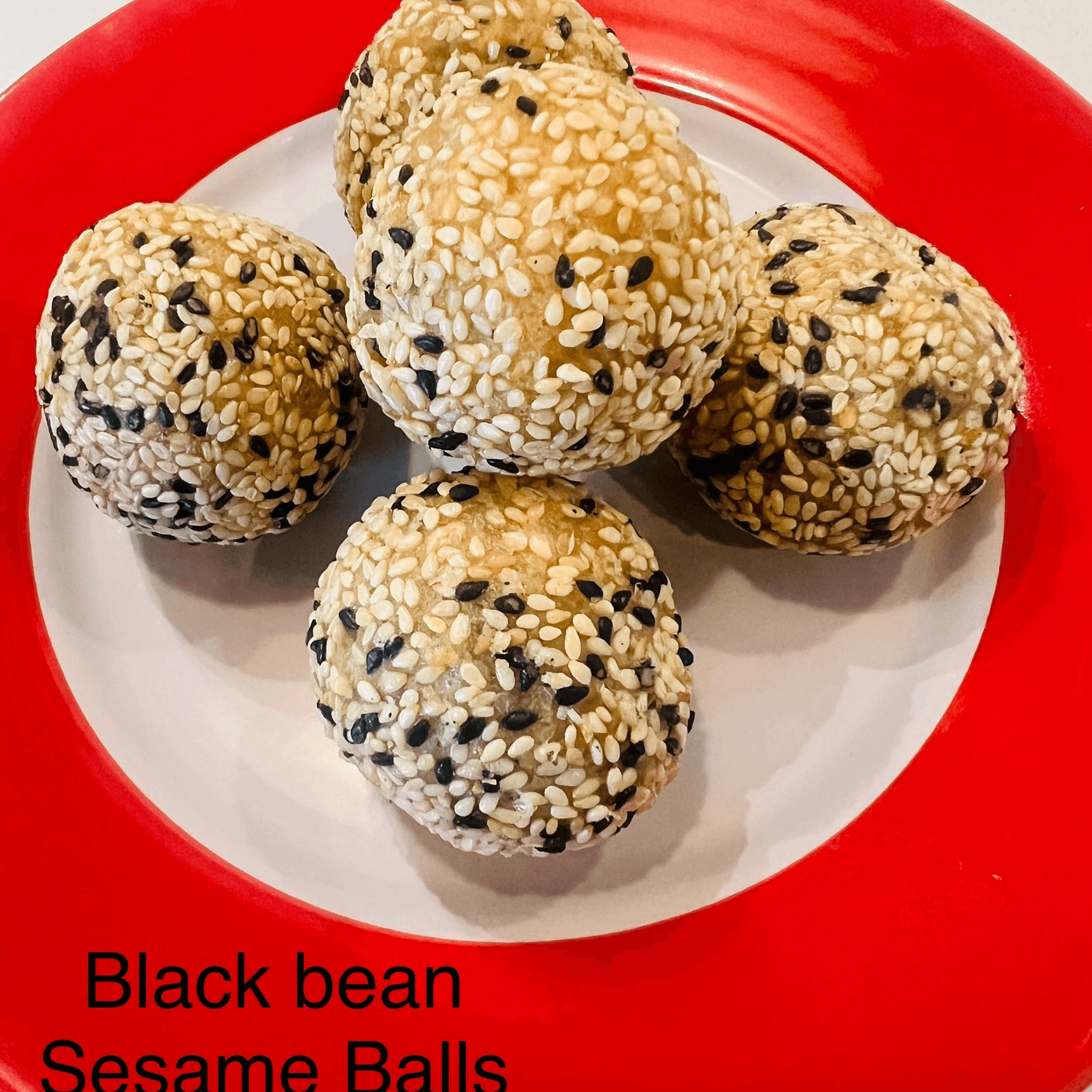 Sesame Balls (Black Beans)