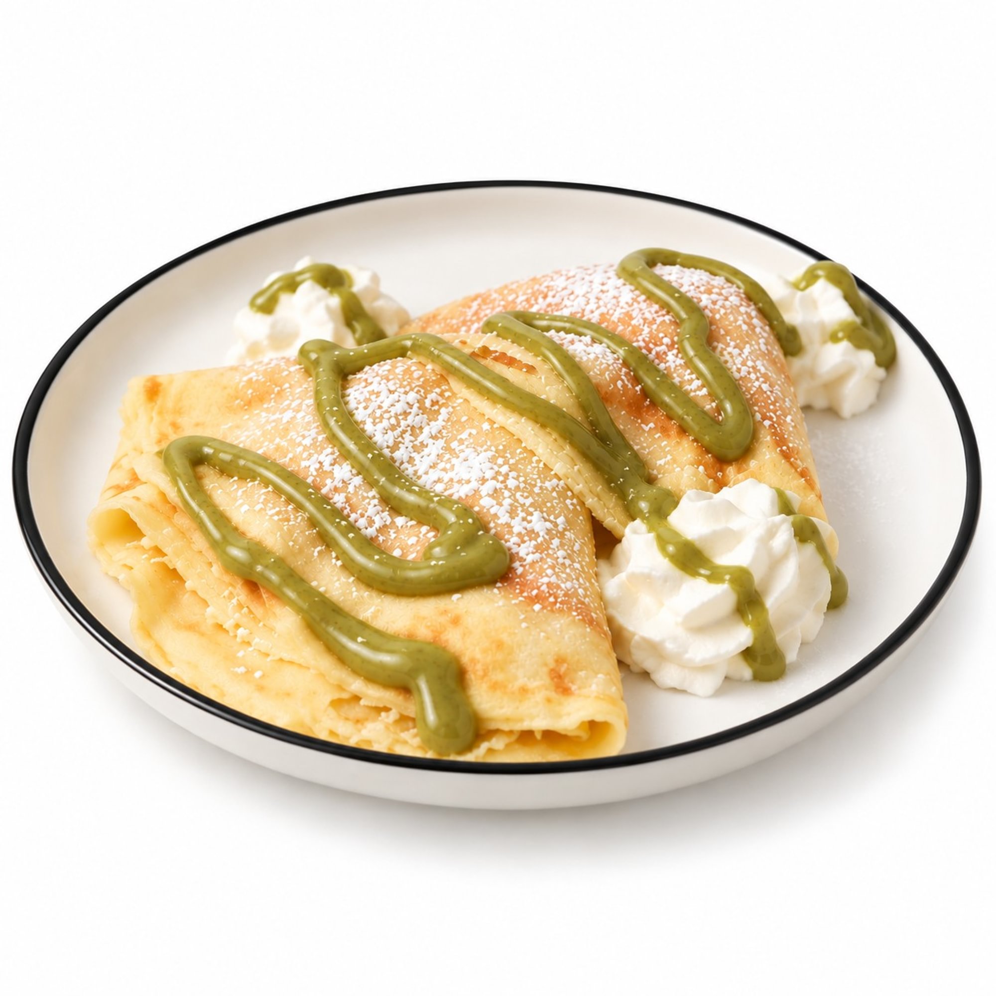 Pistachio Crepes