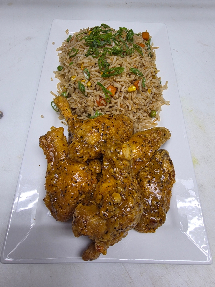 Fried Wings 6pcs & Fried Rice
