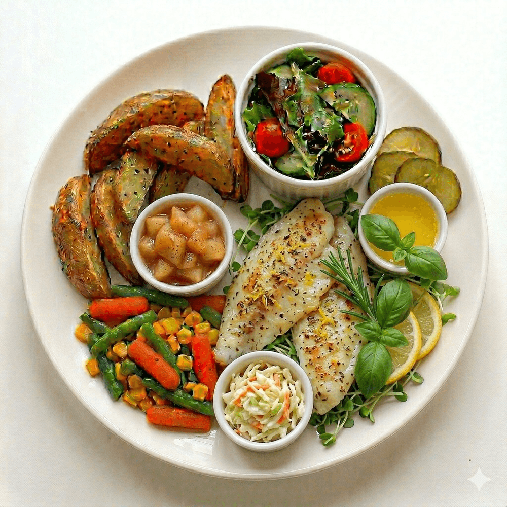 Broiled Filet of Tilapia