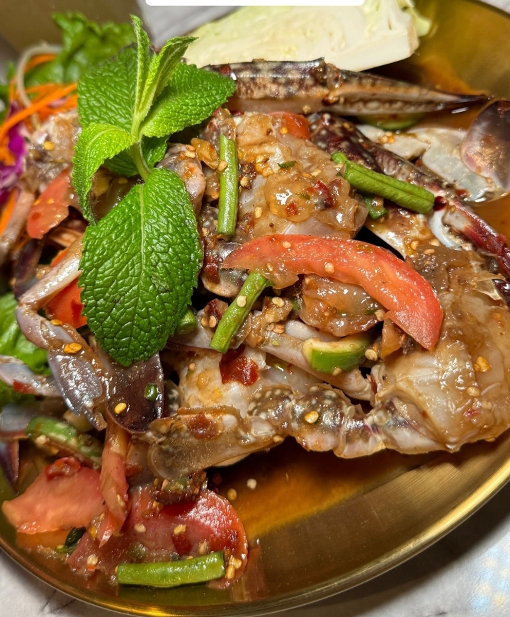 Thum BLUE raw crab only