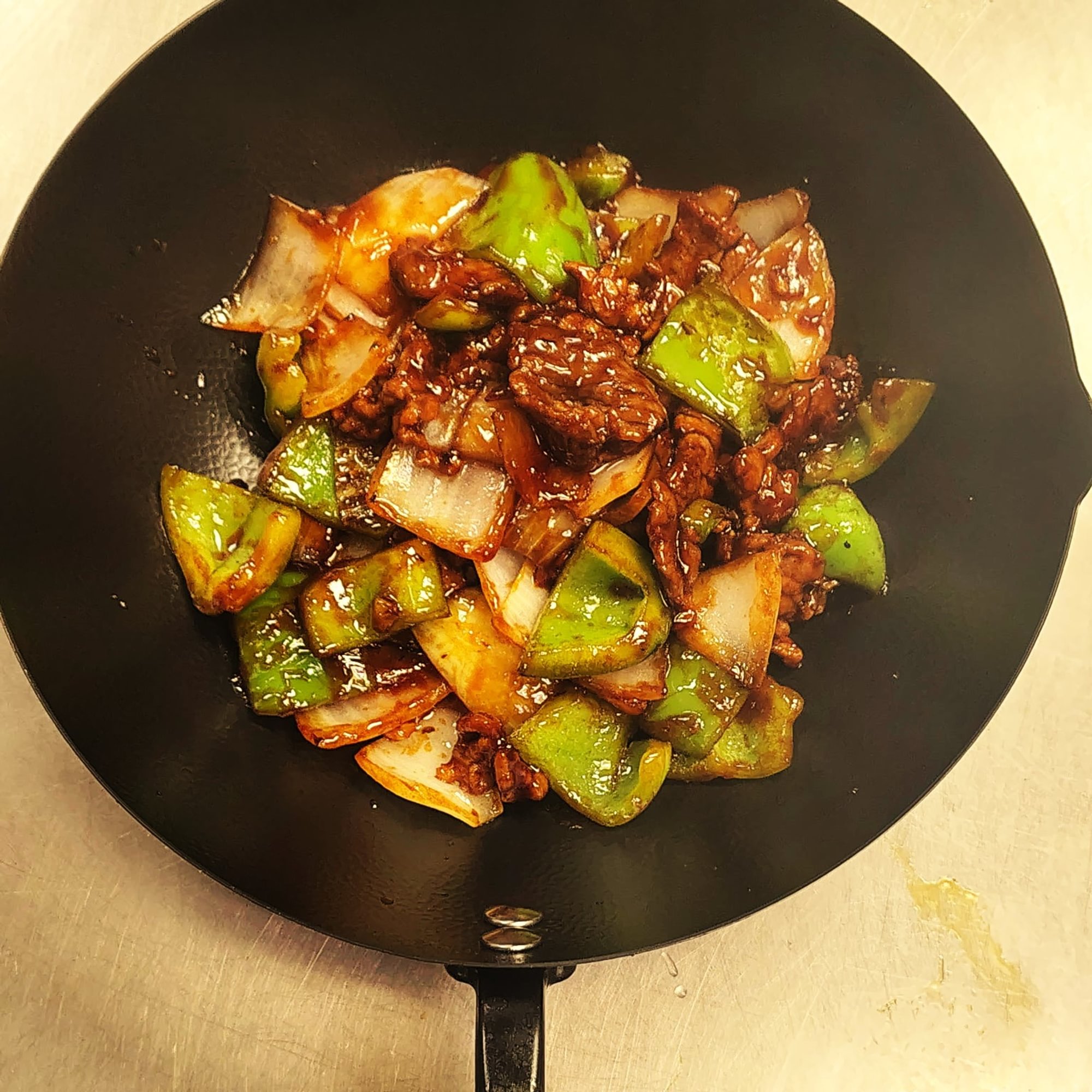 Green Pepper Steak Lunch