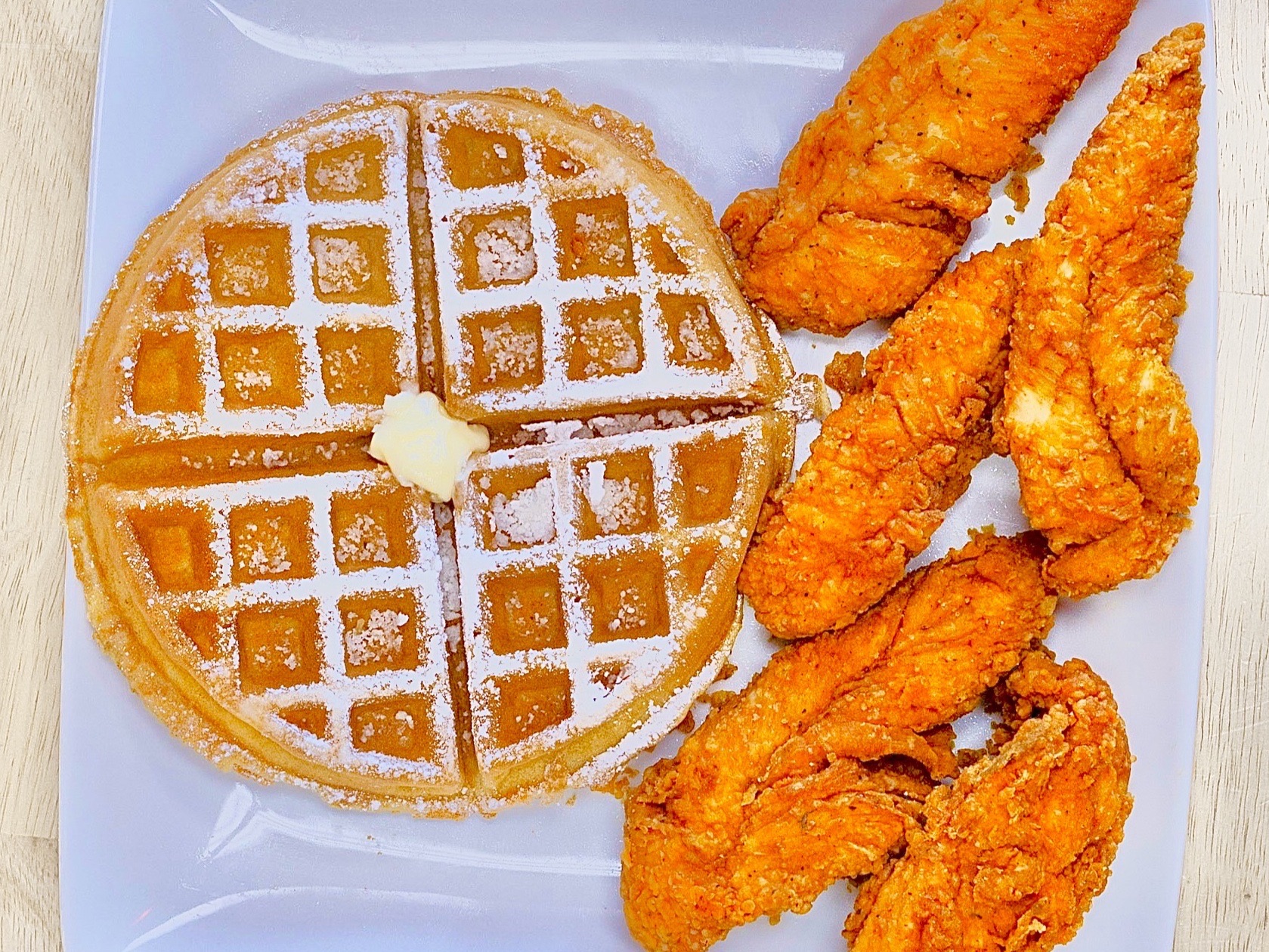 5 Tenders & 1 Waffle