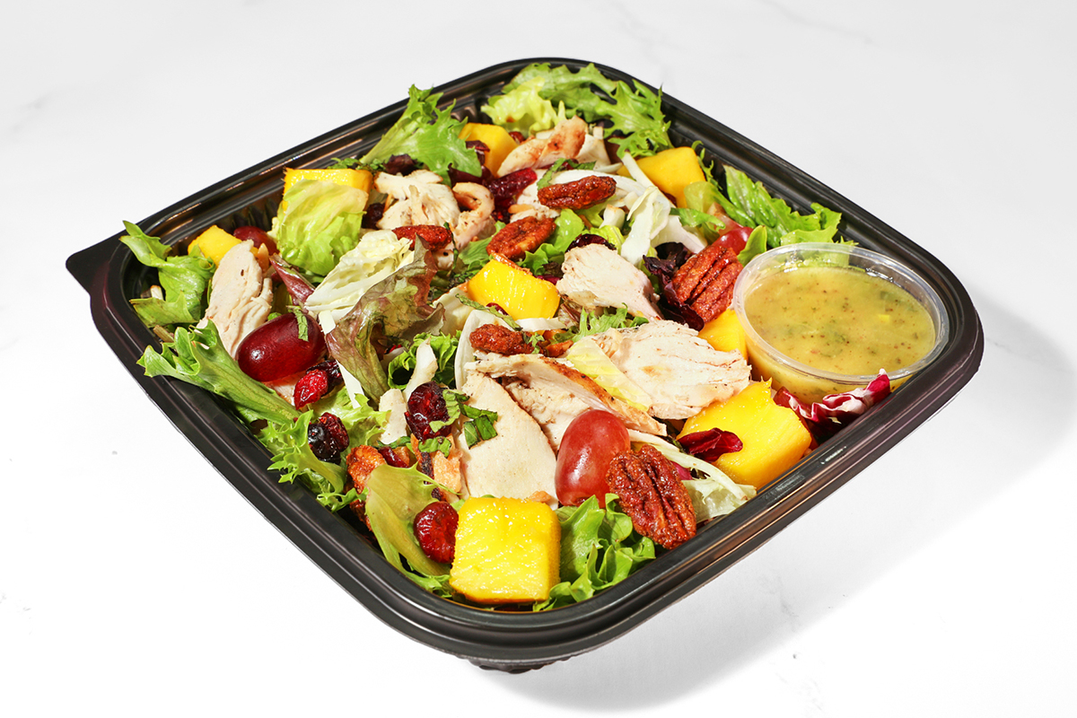 Mango Chicken With Spiced Pecans