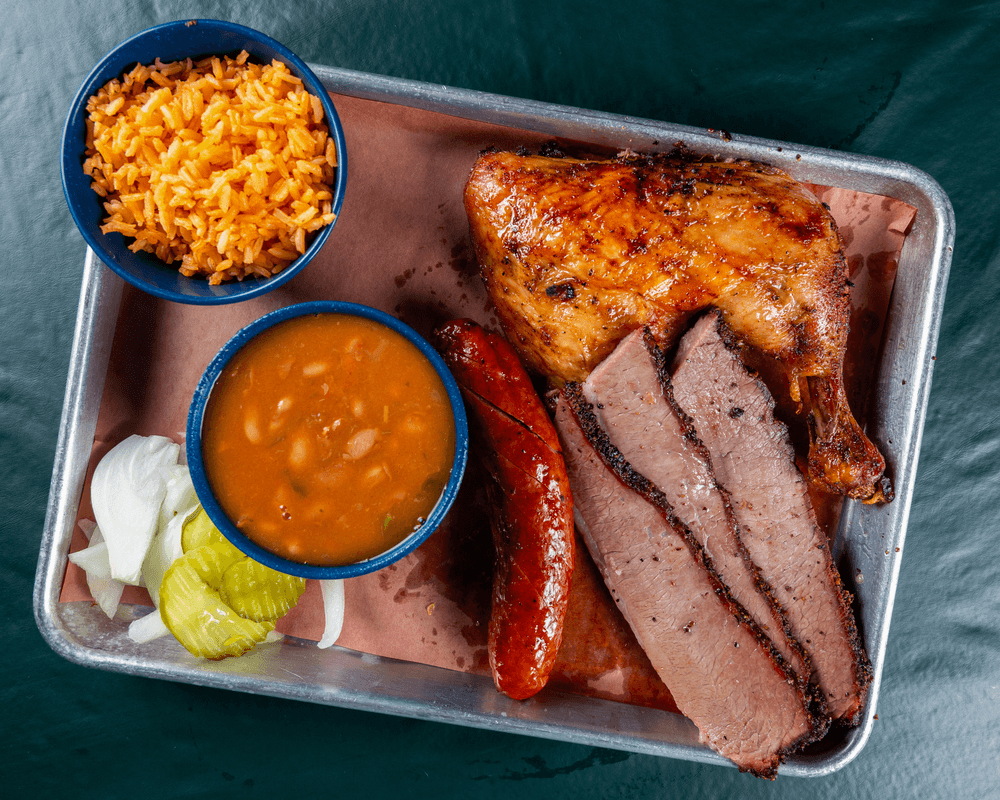 3 Meat Plate & 2 Sides