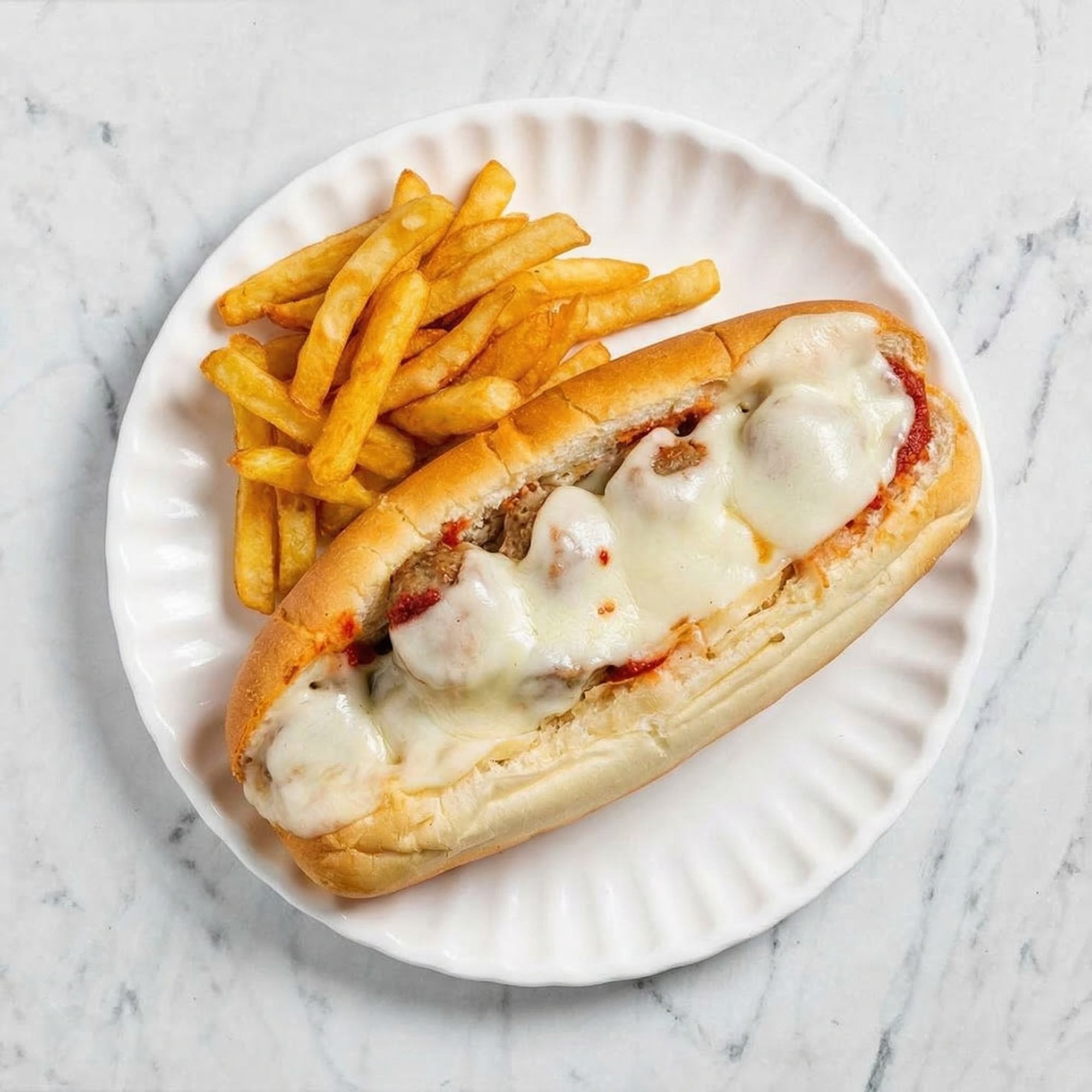Sausage Parmesan Hot Sub