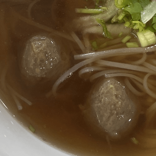 Kid Beef Meatball Pho