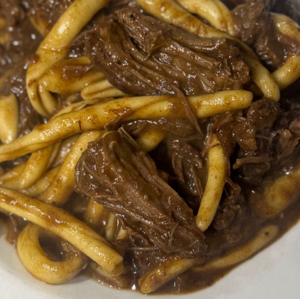 Handmade Fusilli with Braised Short Rib