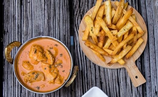Kids Butter Chicken with Fries