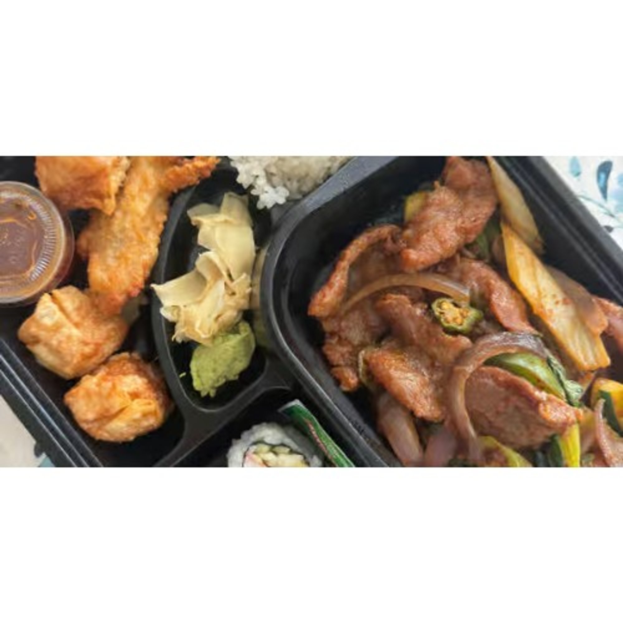 Basil Beef Bento Box