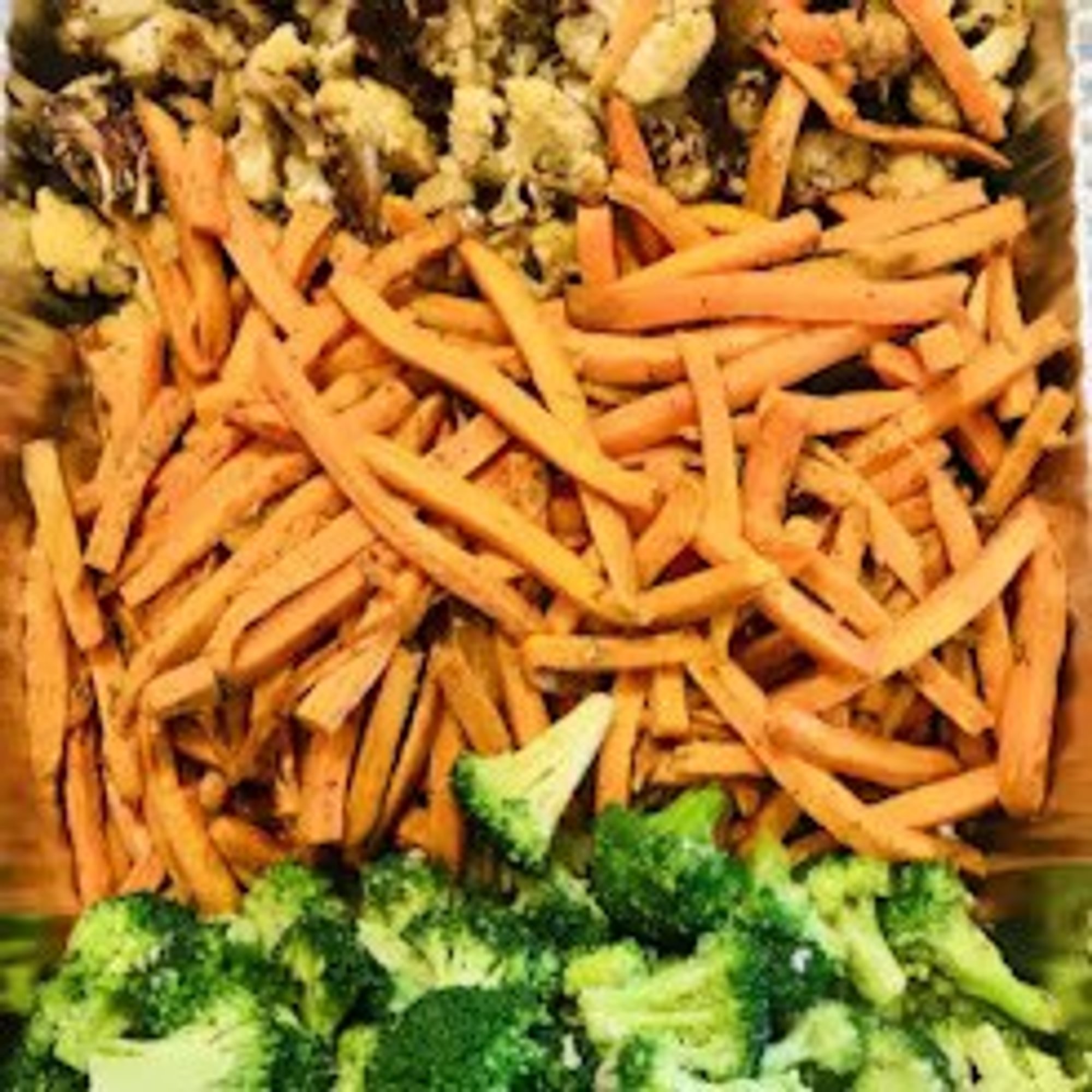 Roasted Veggie Salad Tray