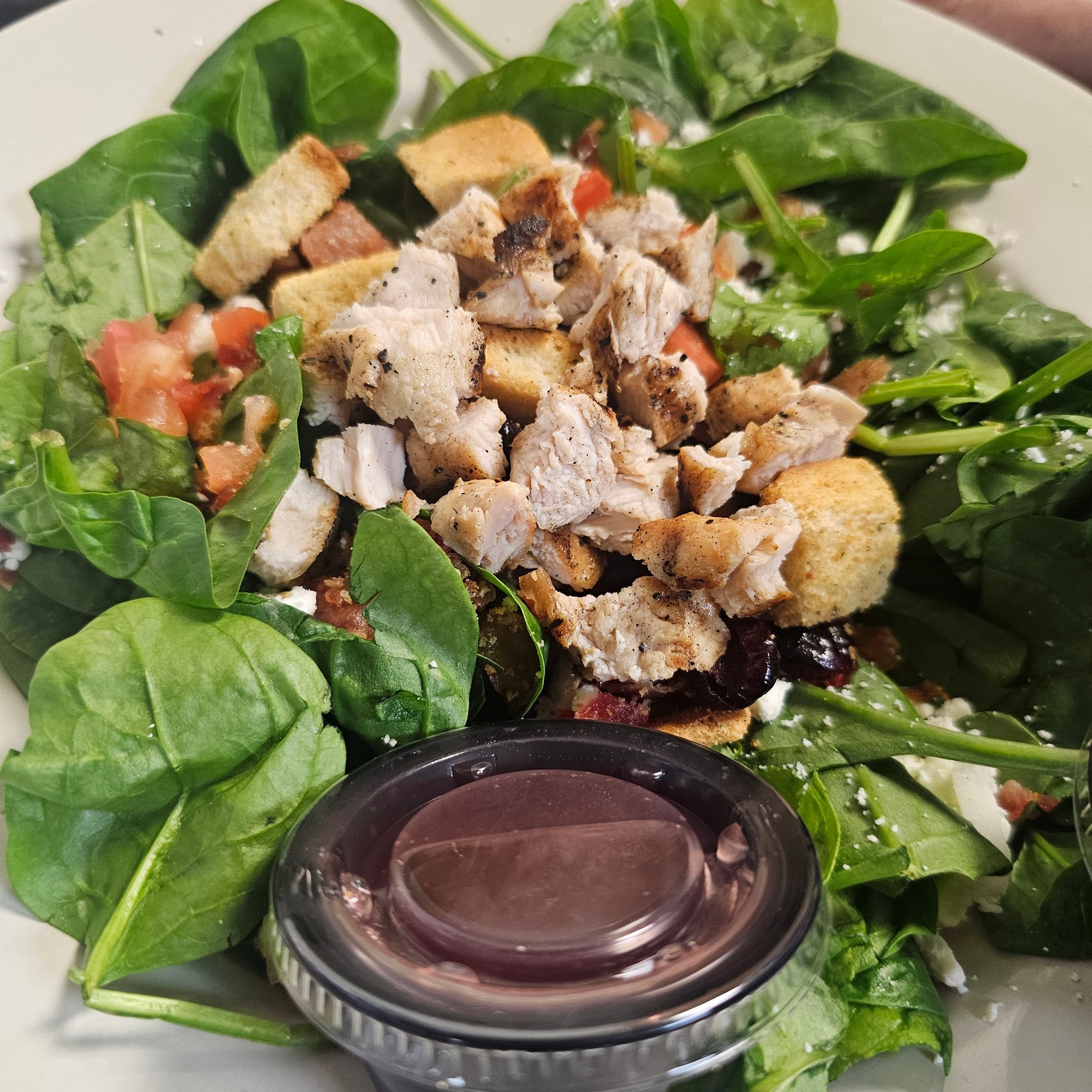 Chicken Spinach Salad