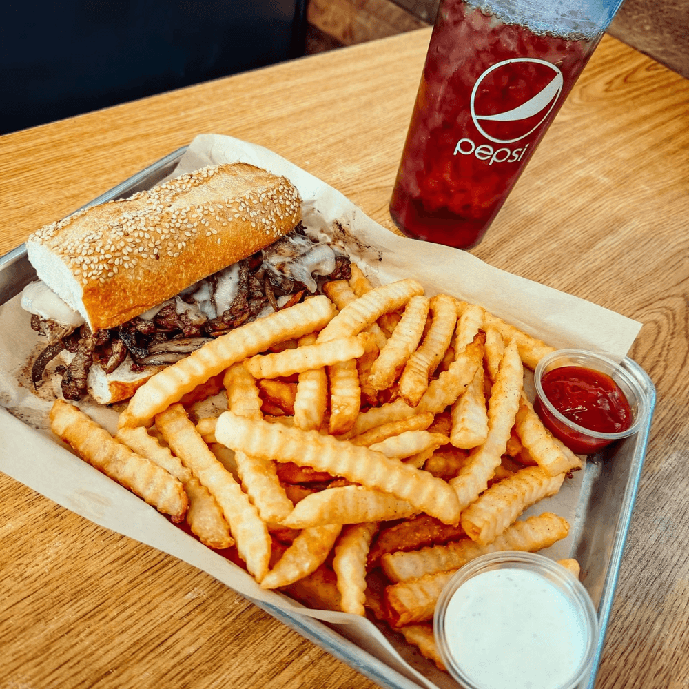 Ribeye Hoagie Combo