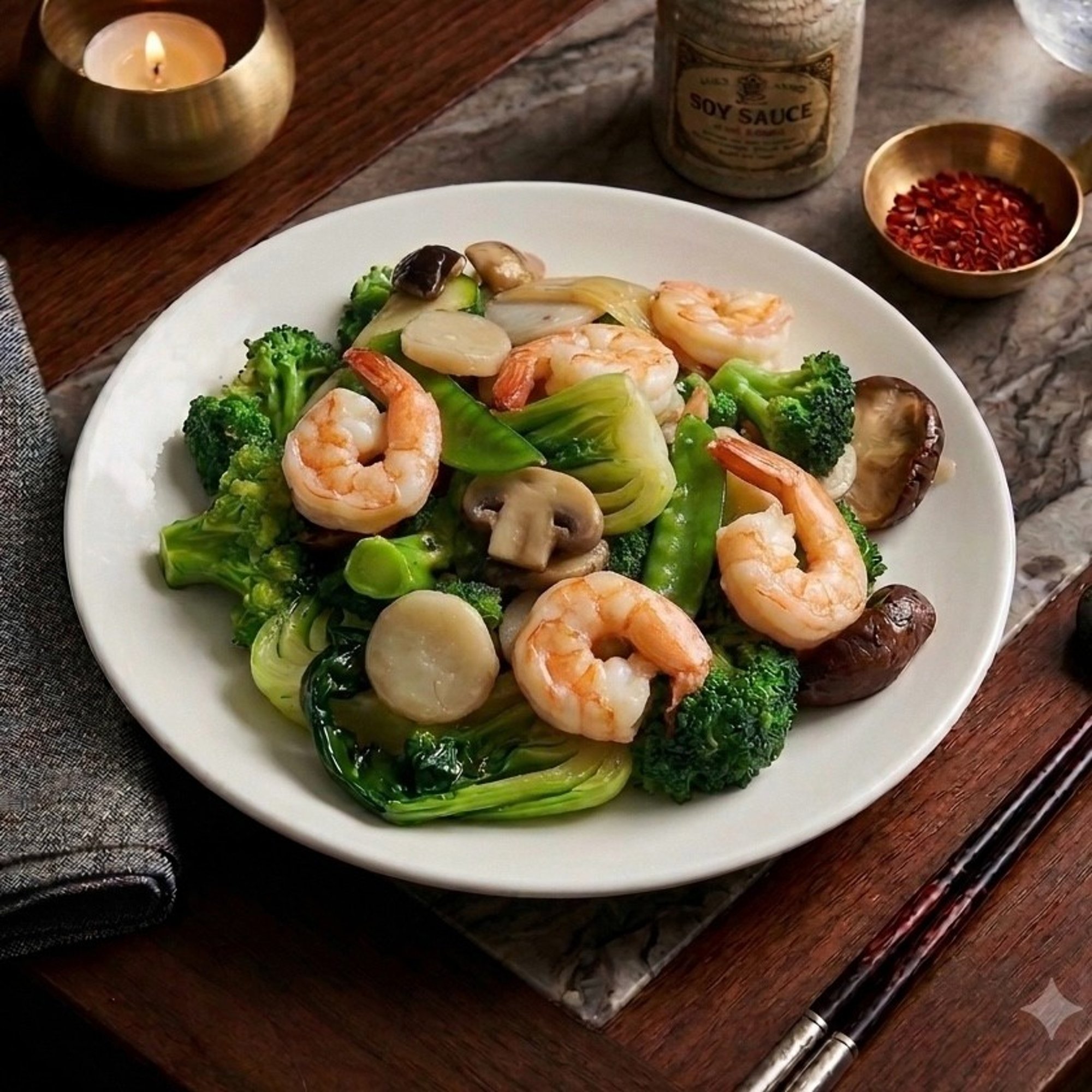 Shrimp with Vegetables