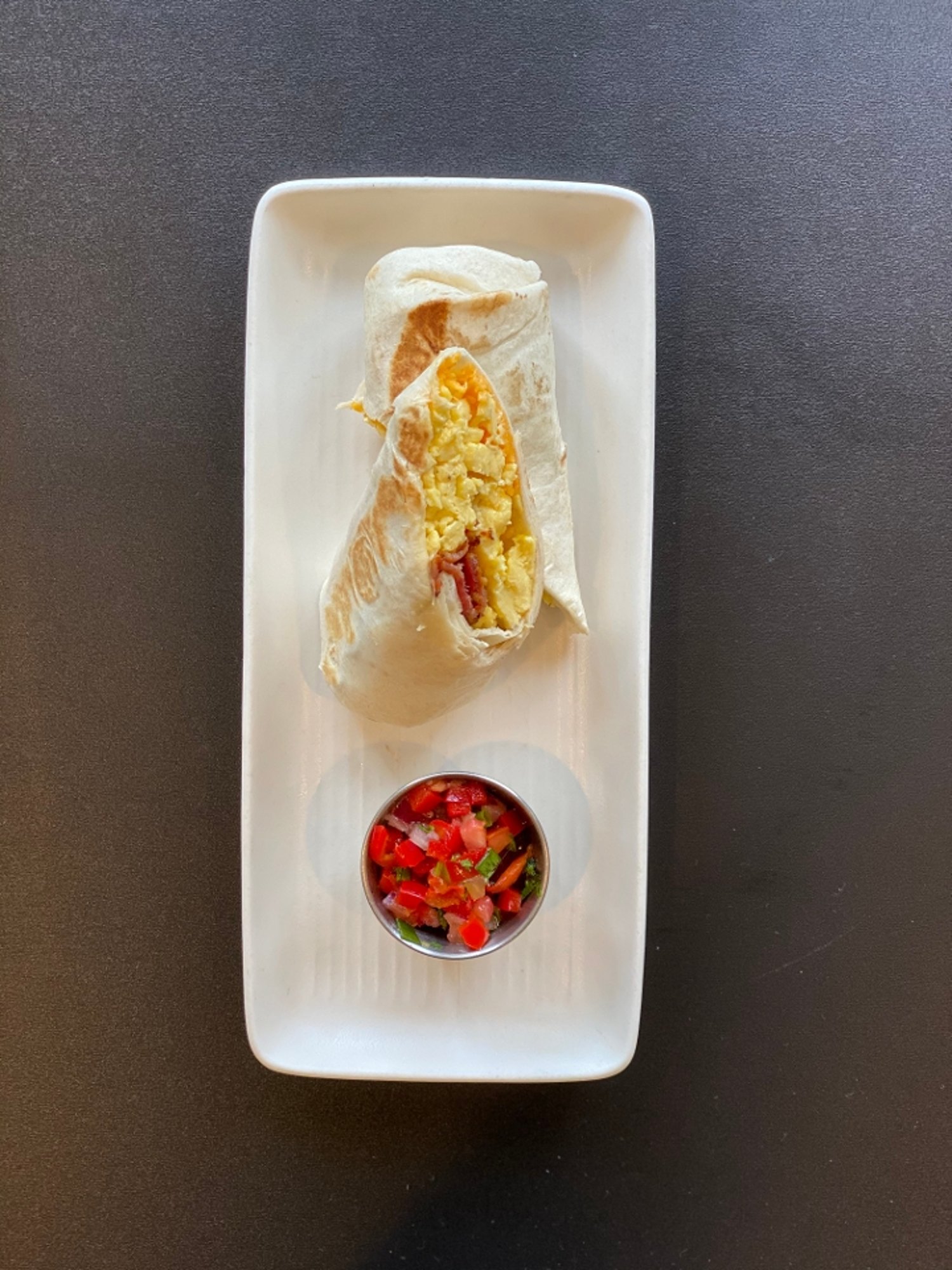 Avocado, Bacon & Cheese Burrito