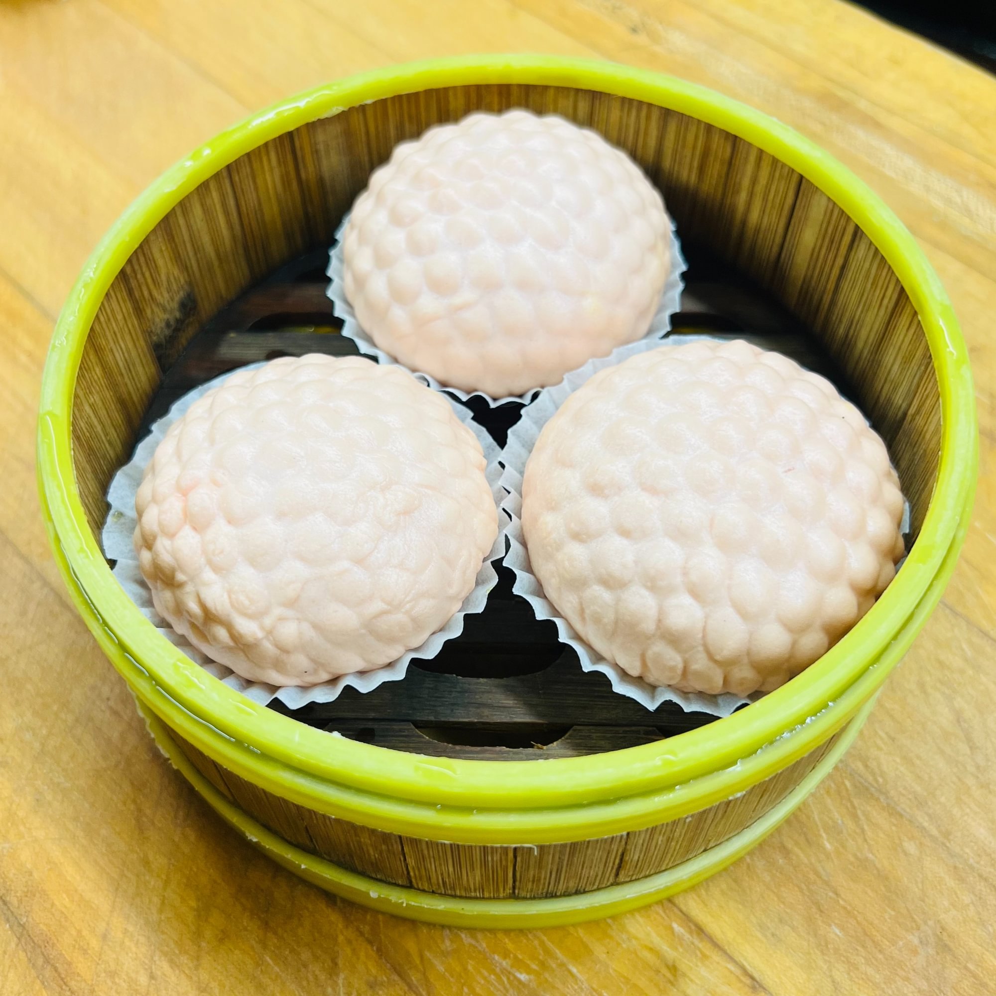 Vegan Salted Eggless Lava Bun