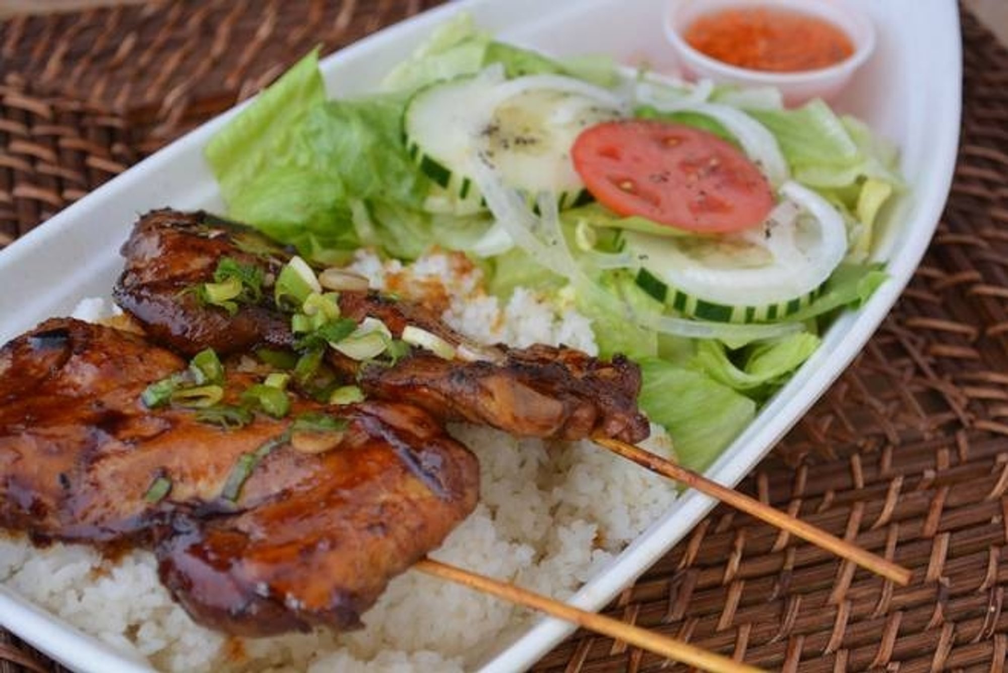 330 Charbroiled Skewered Chicken