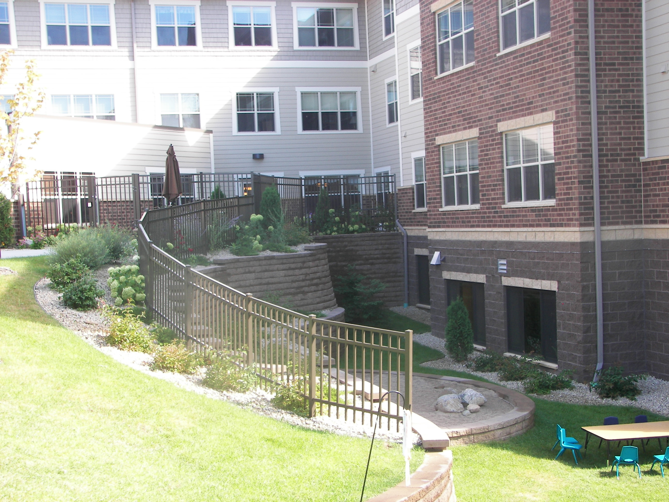 Inver Glen Senior Living Garden Entrance