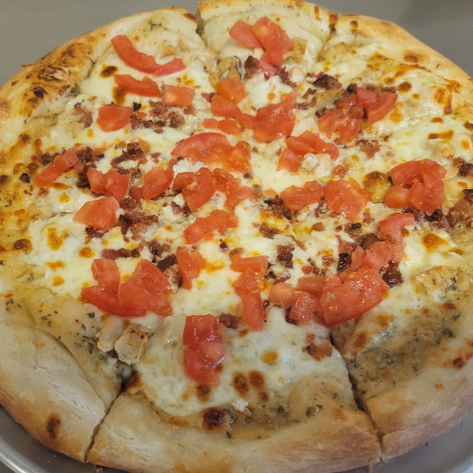 Chicken Bacon Ranch Pizza