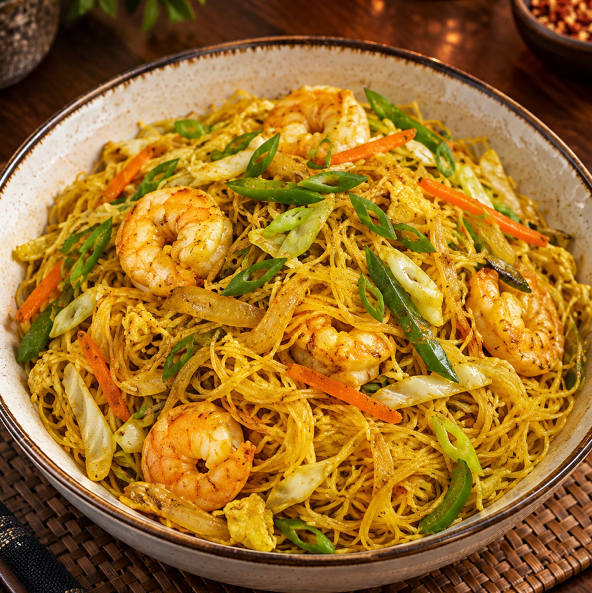 Singapore Curry Noodles