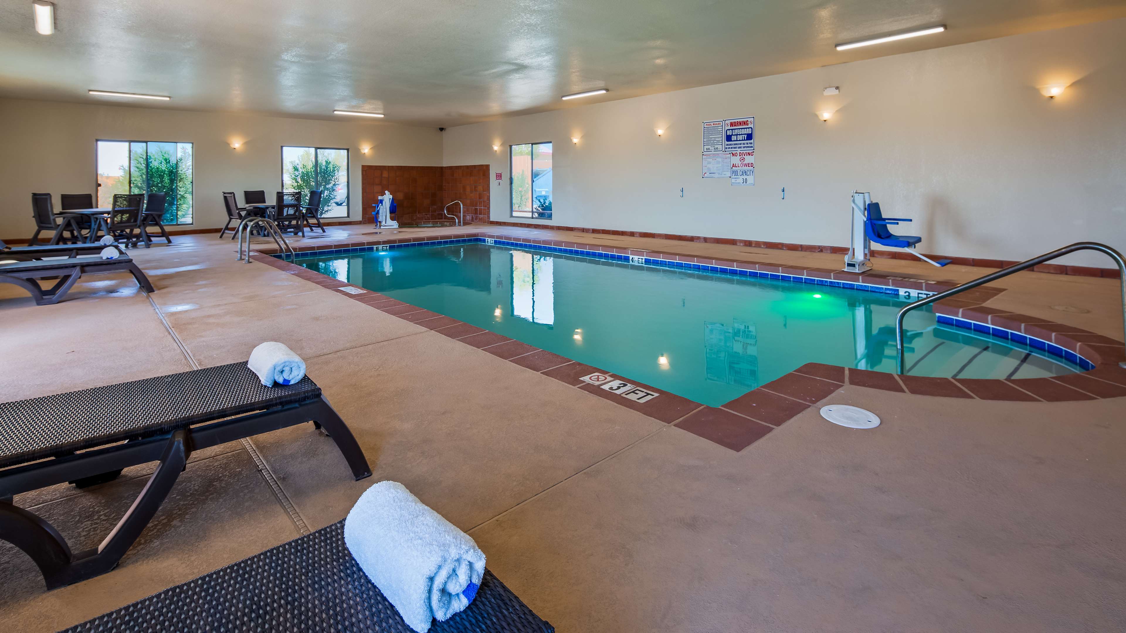 Indoor Heated Salt Water Pool