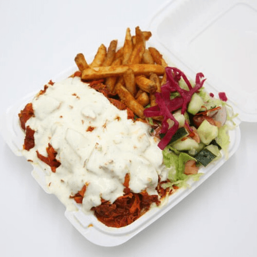 Chicken Over Rice Platter