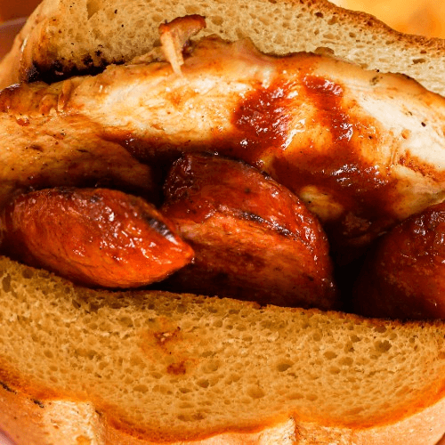Hot Link Sandwich