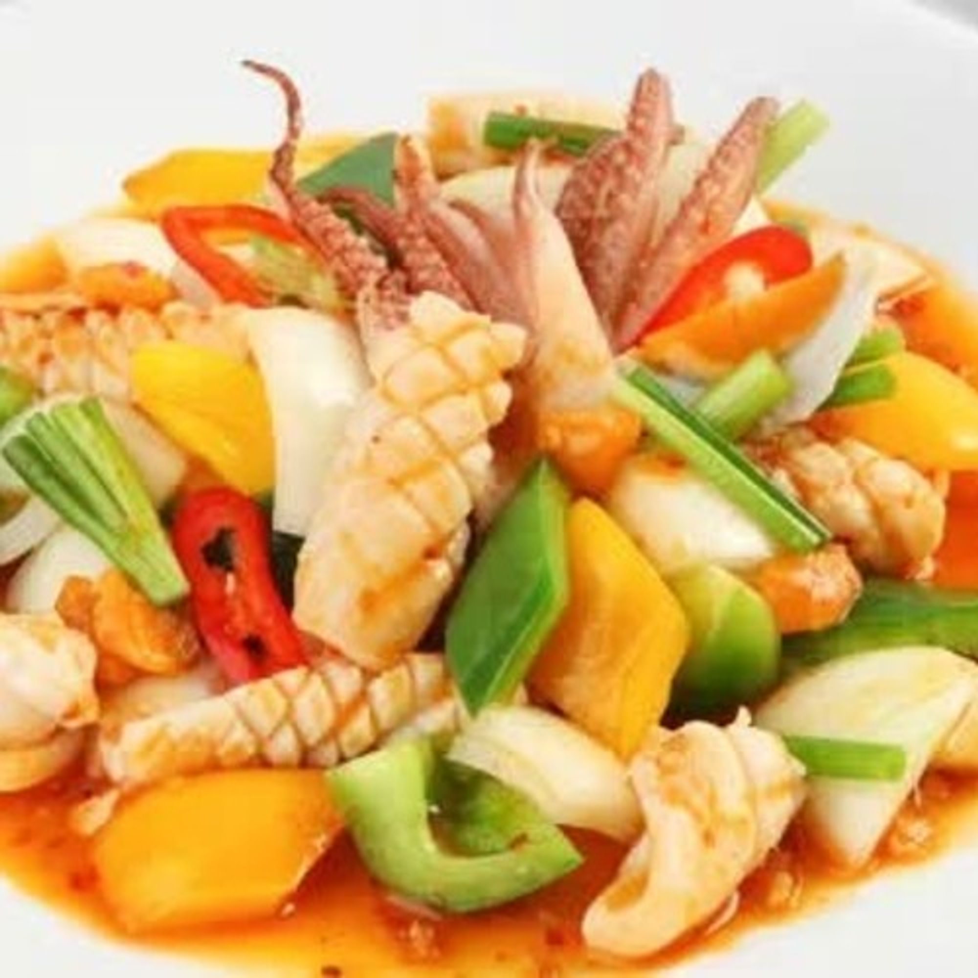 Mực Xào Chua Cay - Lightening Squid