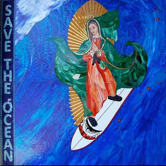 Surfing Madonna Oceans Project Logo