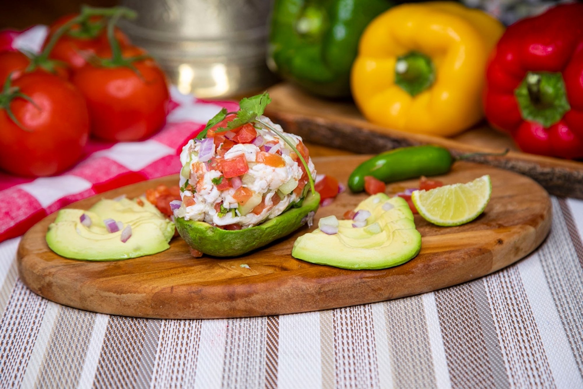 Ceviche Avocado Shell