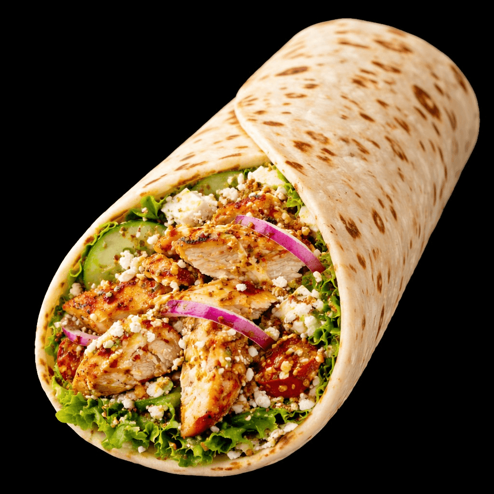 Mediterranean Chicken Wrap