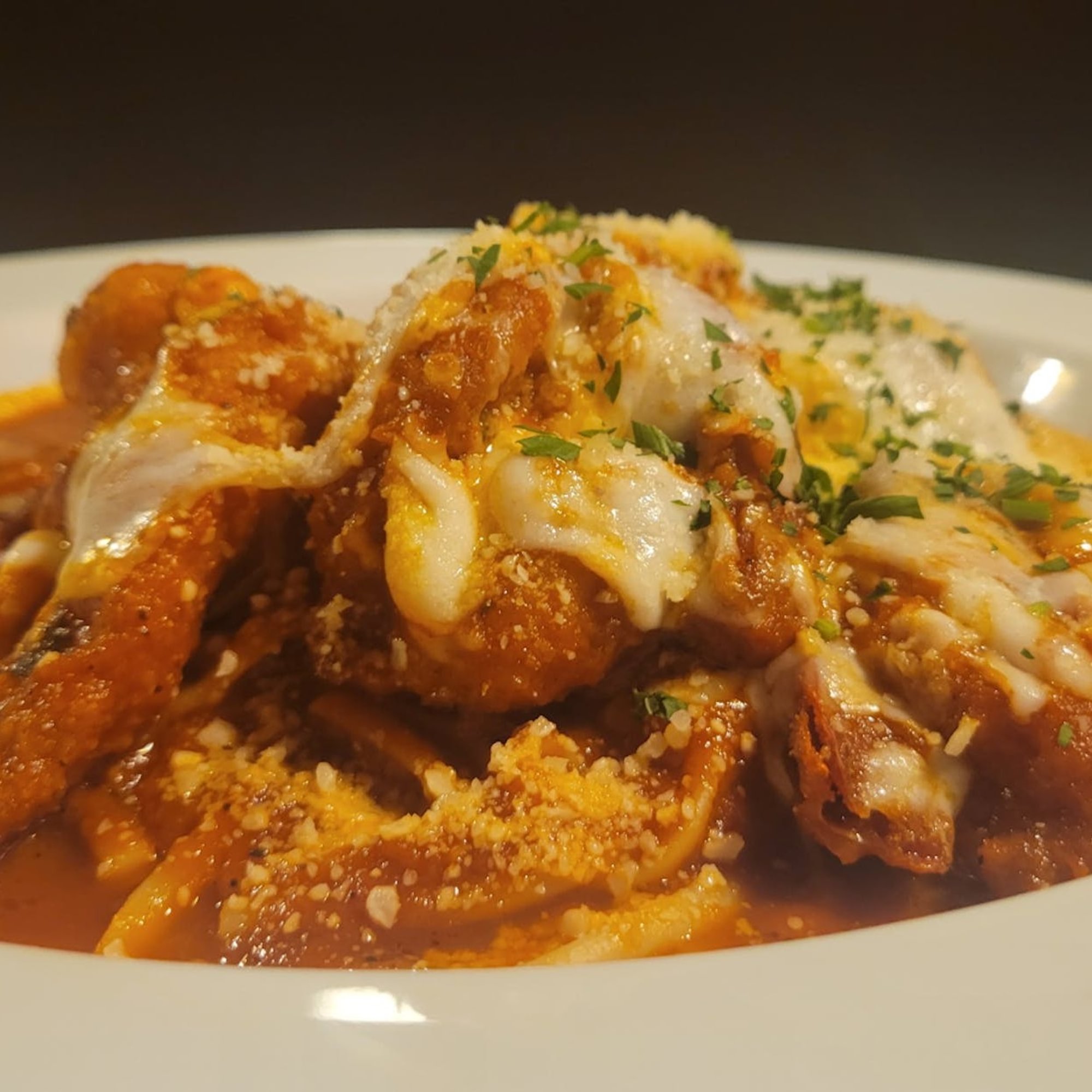 Shrimp Parmigiana Catering