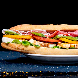 Caprese & Prosciutto Sandwich