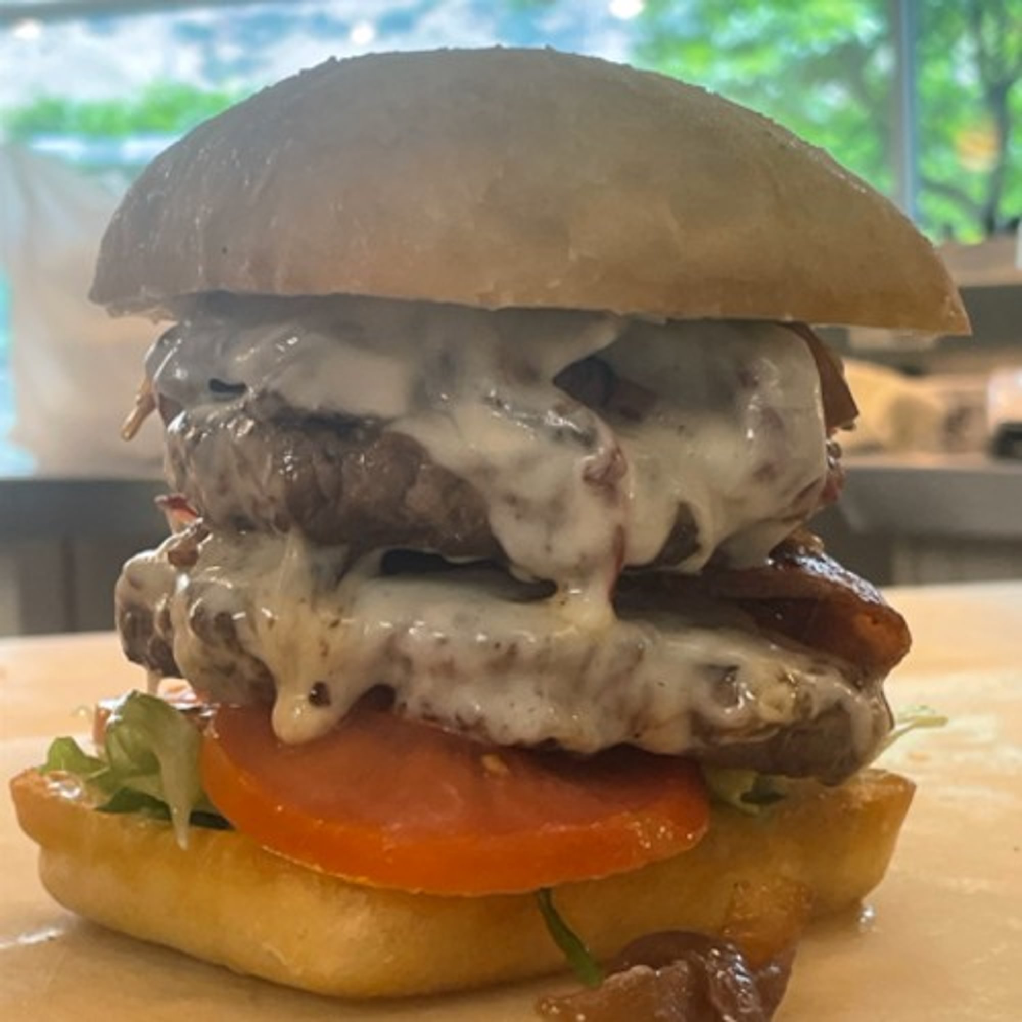Mushroom & Swiss Burger