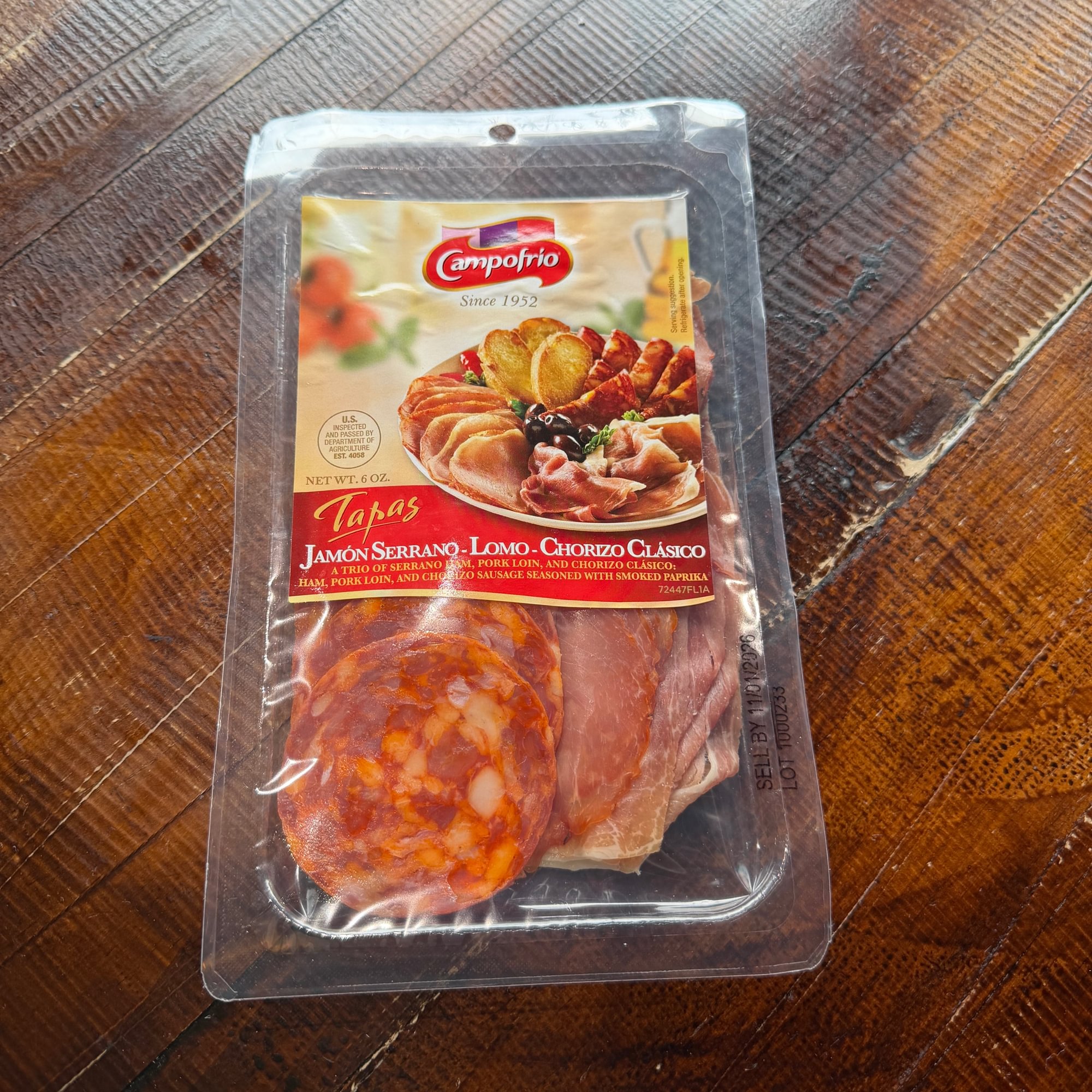 Campofrio Serrano, Lomo, Chorizo Cantimpalo - Pre Sliced