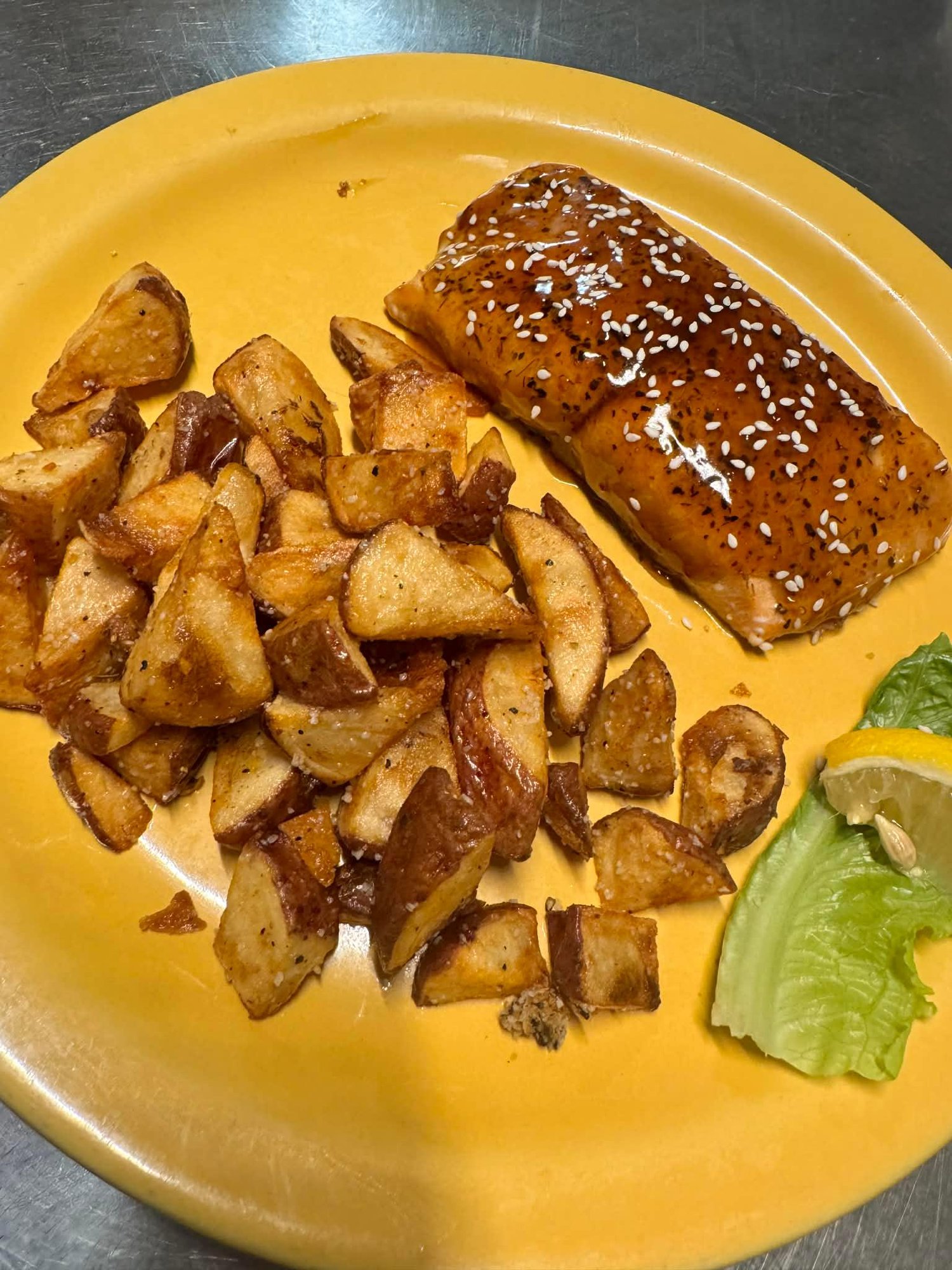 Baked Bourbon Salmon
