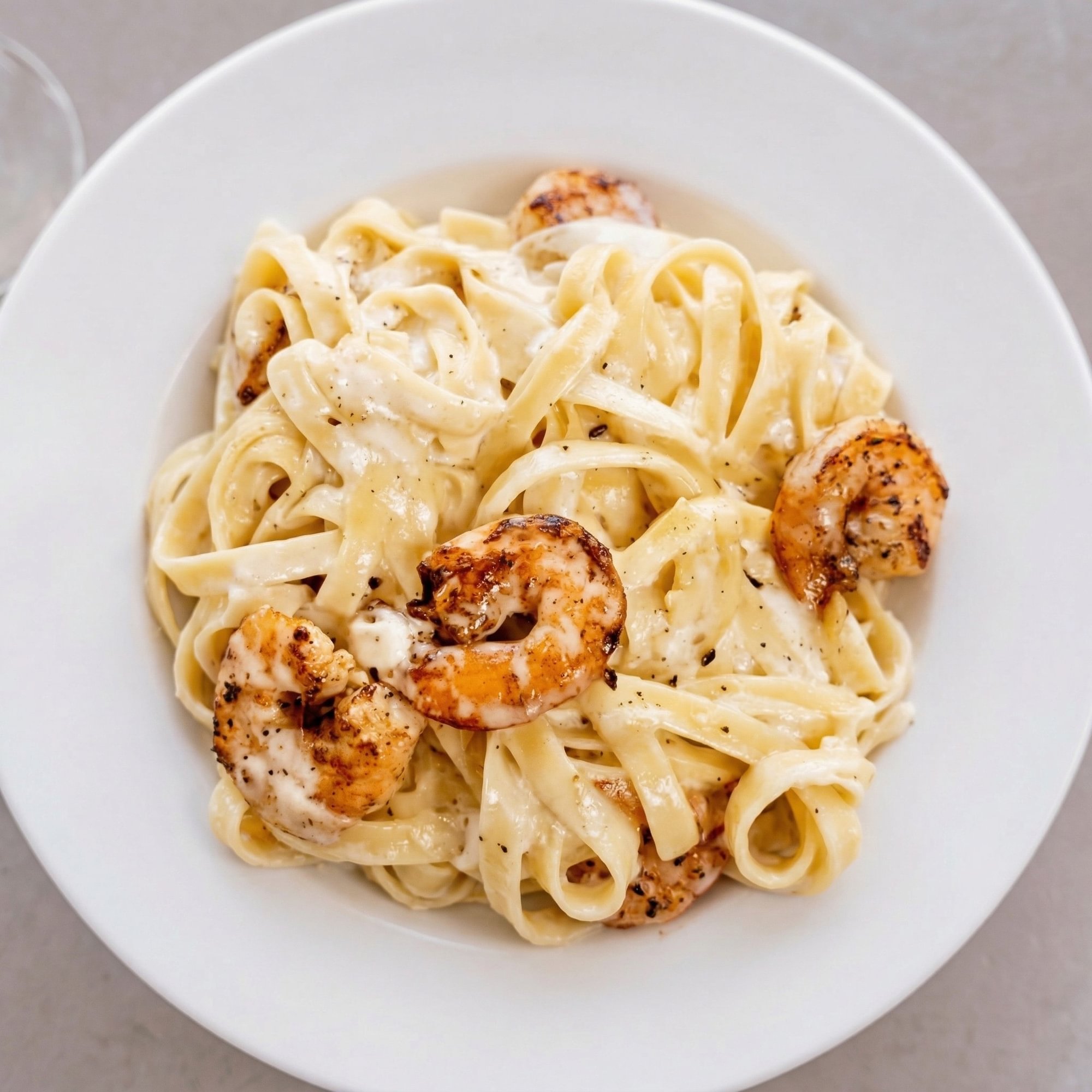 Shrimp Alfredo Pasta