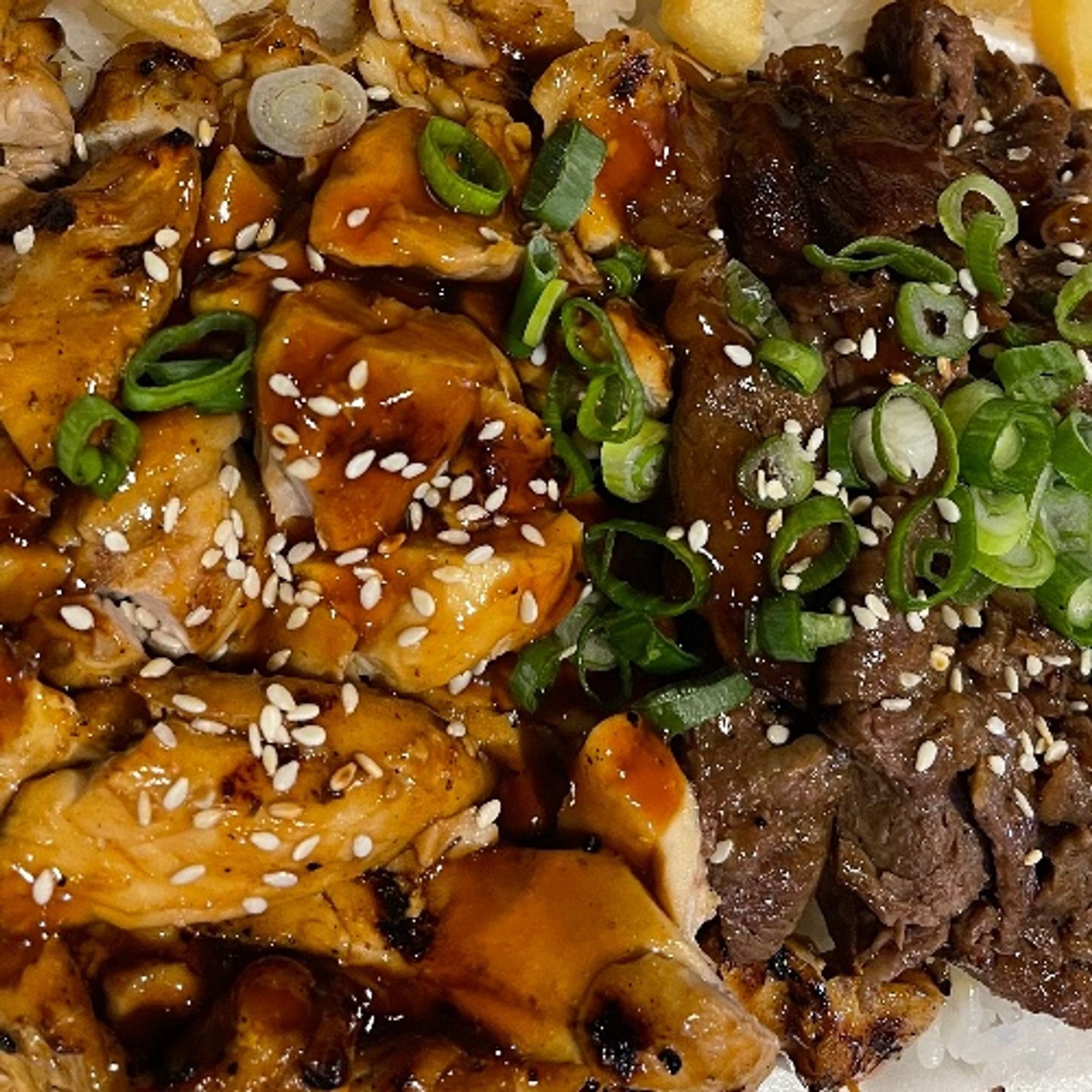 Lg Chicken & Beef Bowl