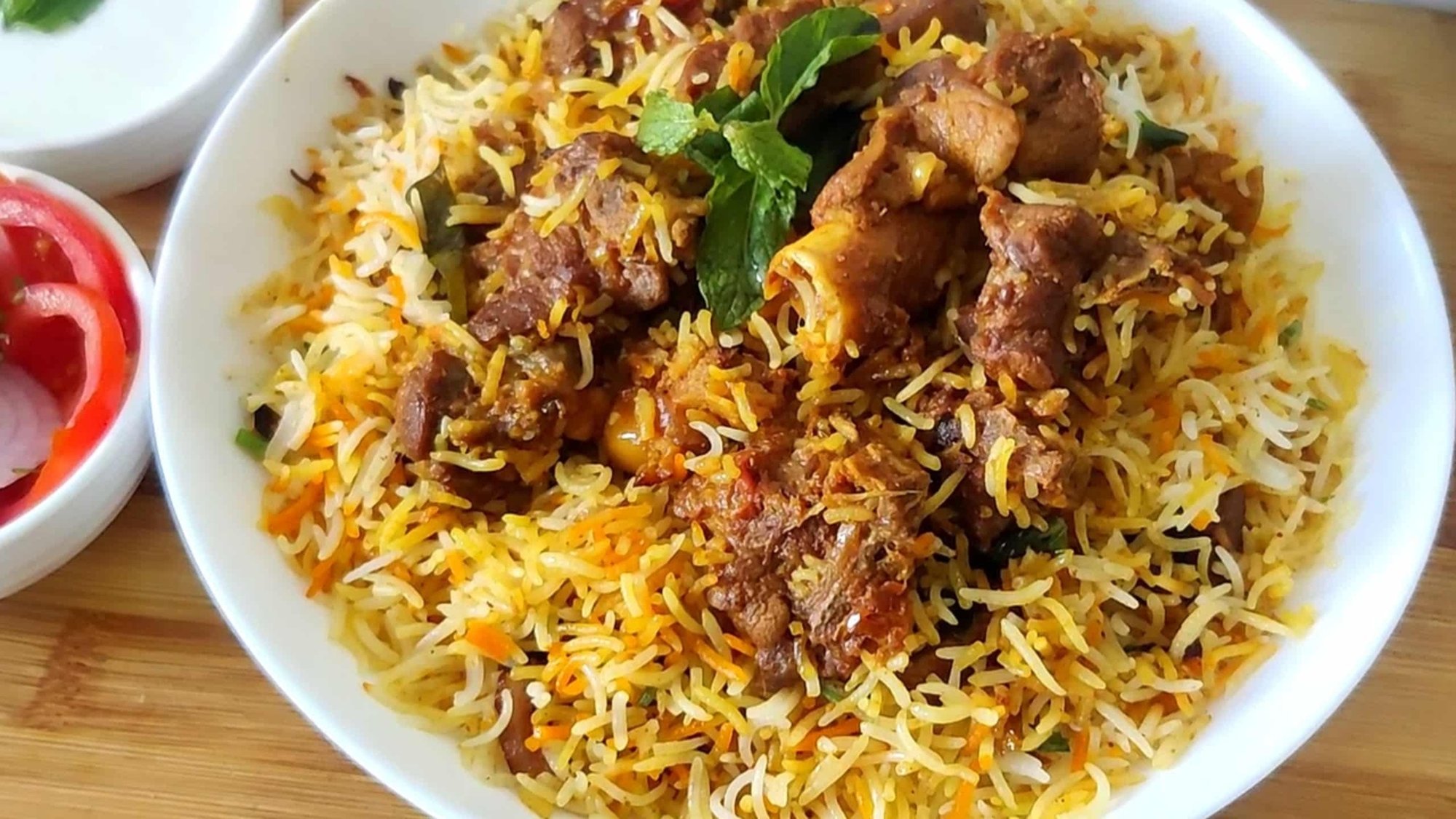 Baby Goat Dum Biryani
