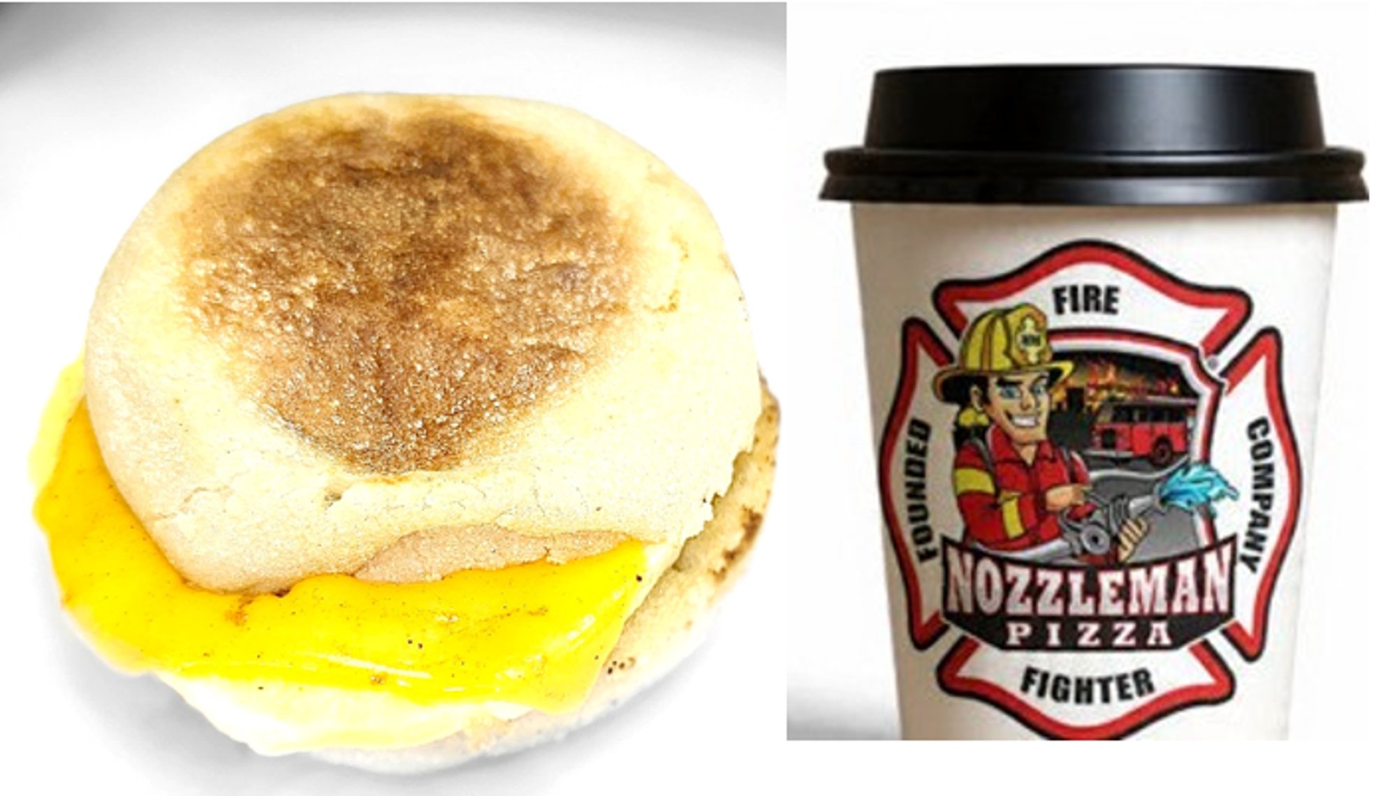Siren Egg and cheese Combo with coffee combo