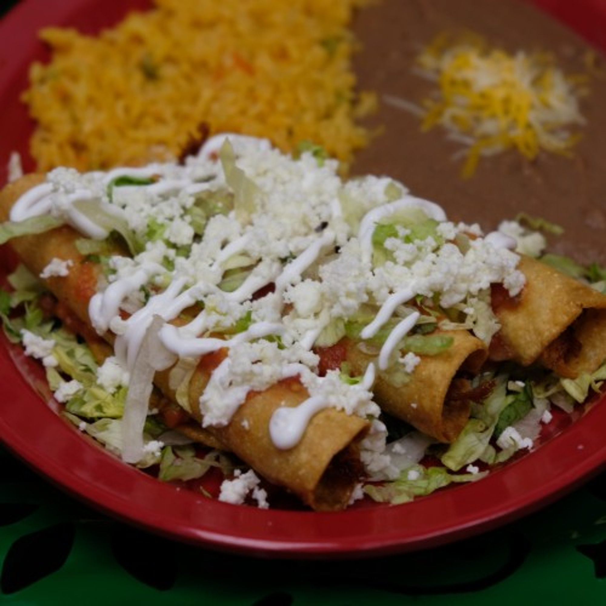 Flautas Plate