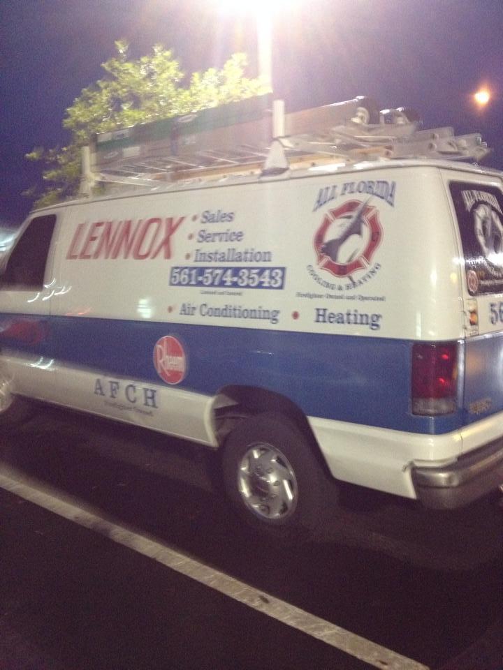 When you see this van pull up, you know you will be cooling soon!