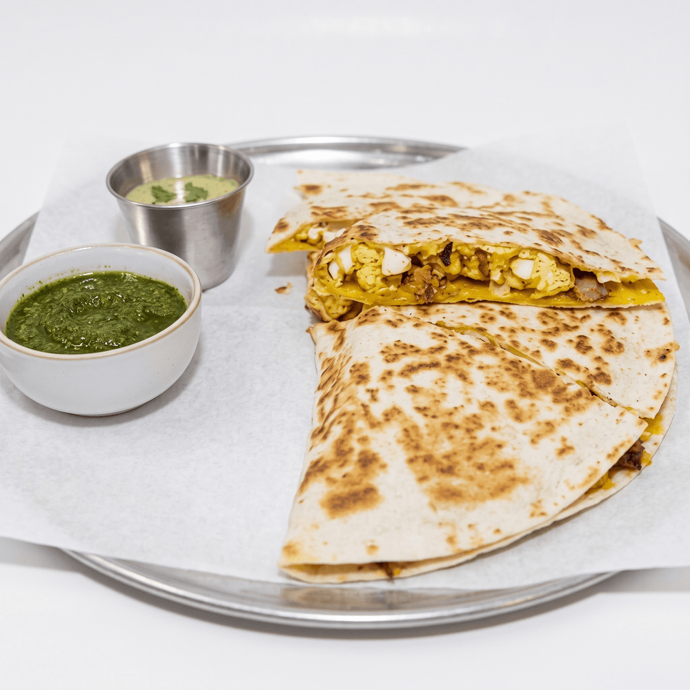 Spiced Paneer Quesadilla