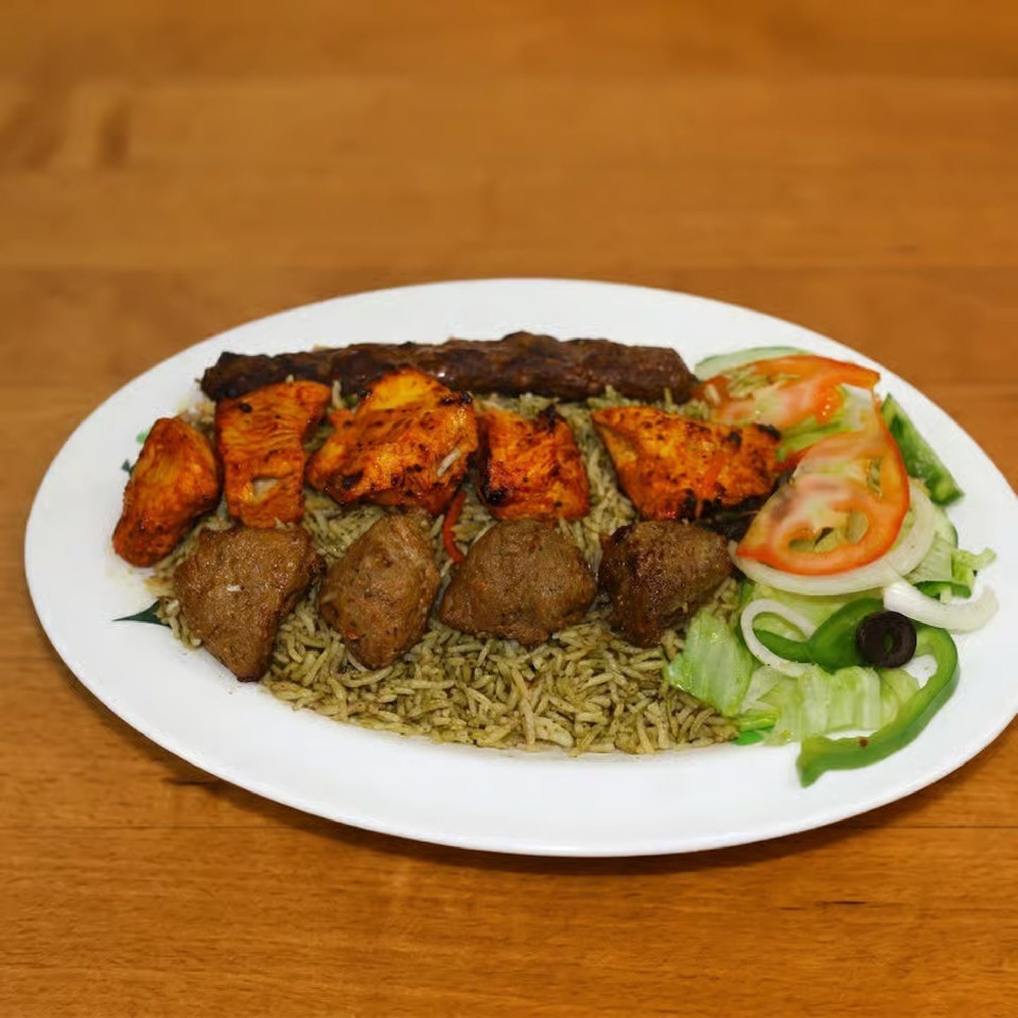 Chicken & Lamb Tikka & Beef Kofta